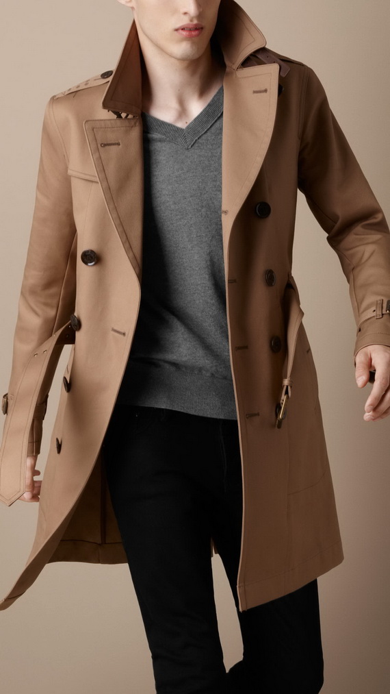 used mens burberry trench coat